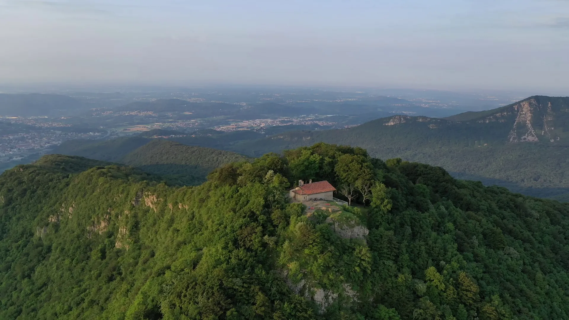 Monte San Giorgio foto aerea